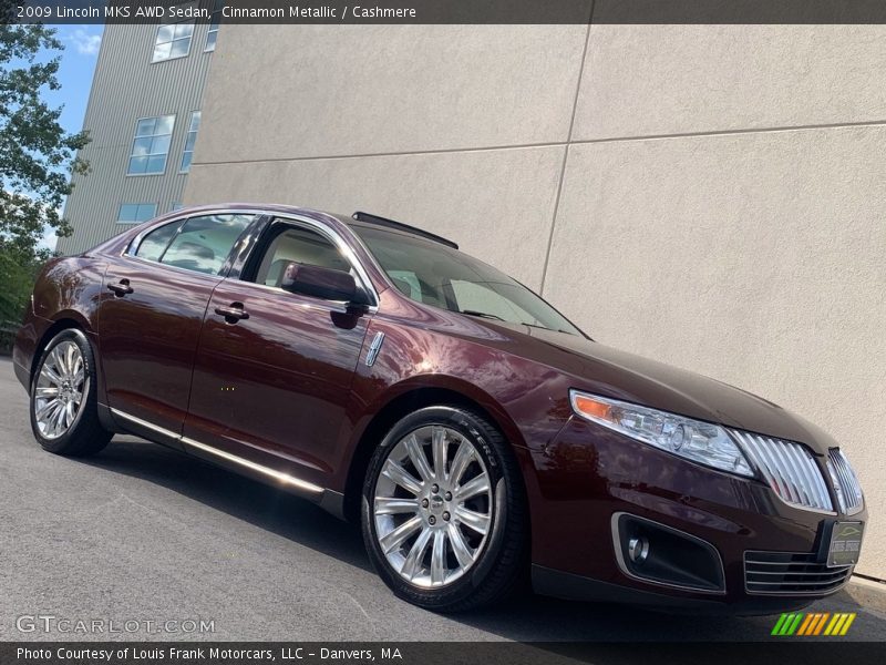 Cinnamon Metallic / Cashmere 2009 Lincoln MKS AWD Sedan