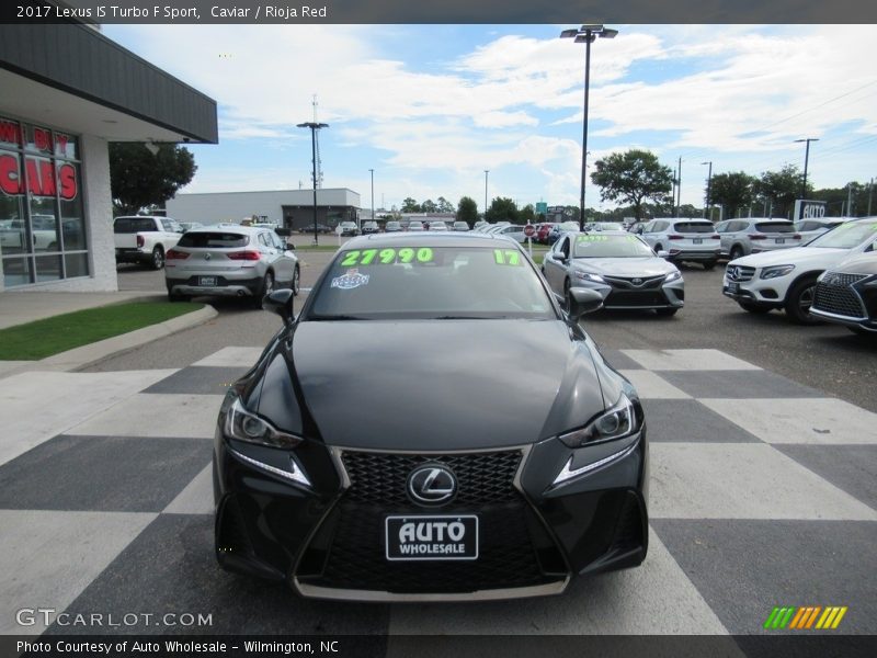 Caviar / Rioja Red 2017 Lexus IS Turbo F Sport