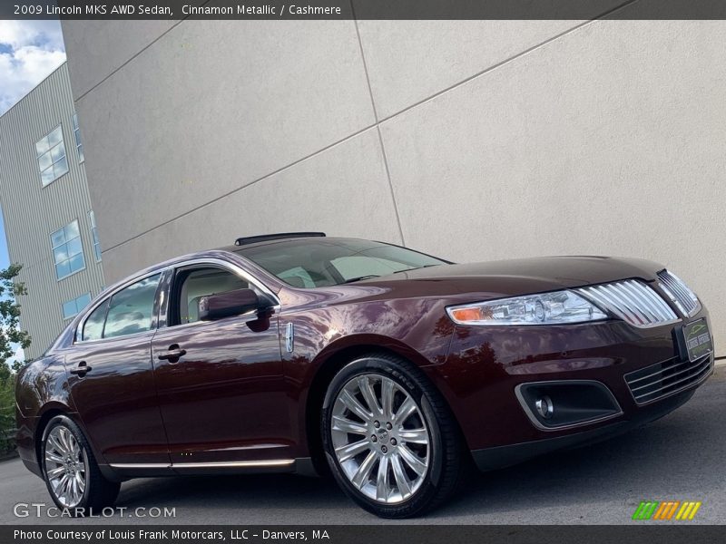 Cinnamon Metallic / Cashmere 2009 Lincoln MKS AWD Sedan