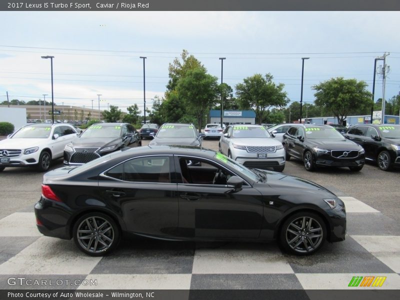 Caviar / Rioja Red 2017 Lexus IS Turbo F Sport