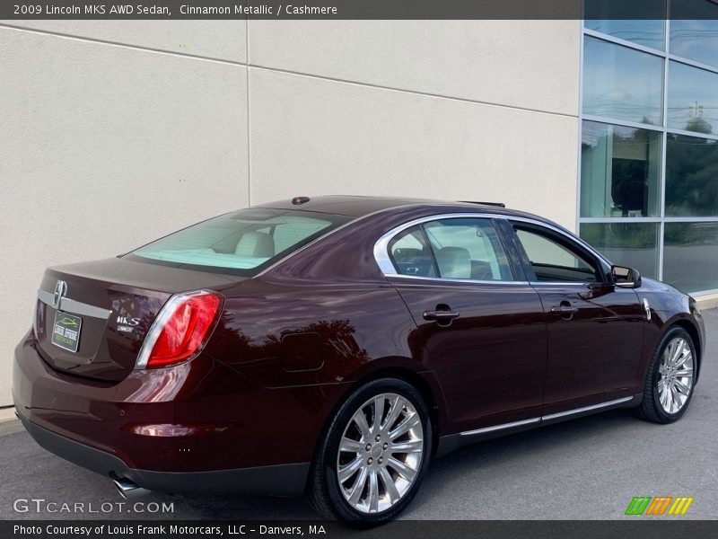 Cinnamon Metallic / Cashmere 2009 Lincoln MKS AWD Sedan