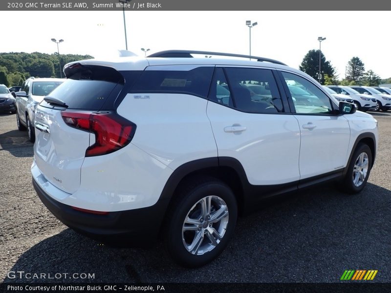 Summit White / Jet Black 2020 GMC Terrain SLE AWD