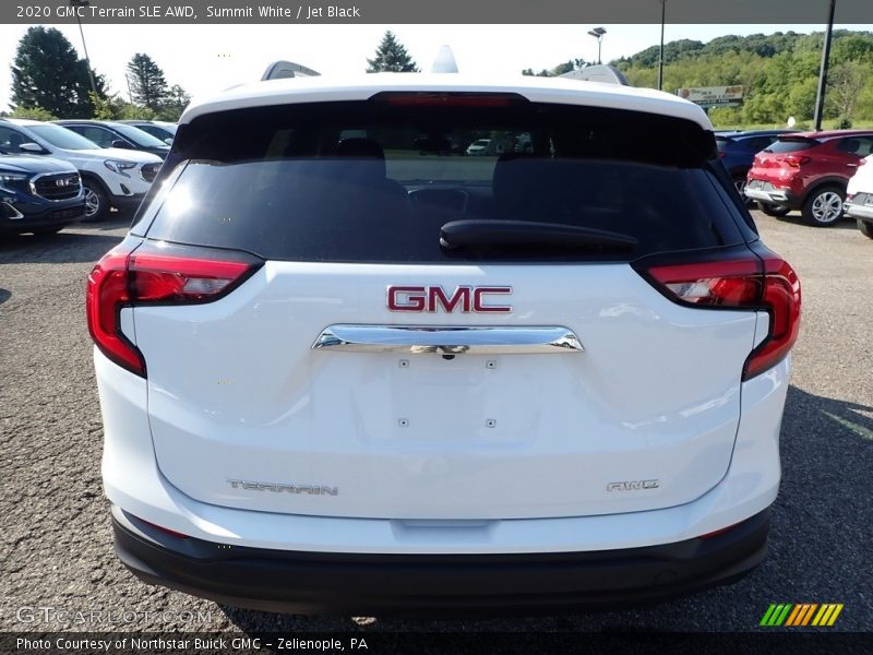 Summit White / Jet Black 2020 GMC Terrain SLE AWD