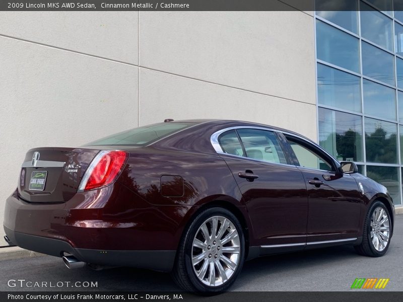 Cinnamon Metallic / Cashmere 2009 Lincoln MKS AWD Sedan