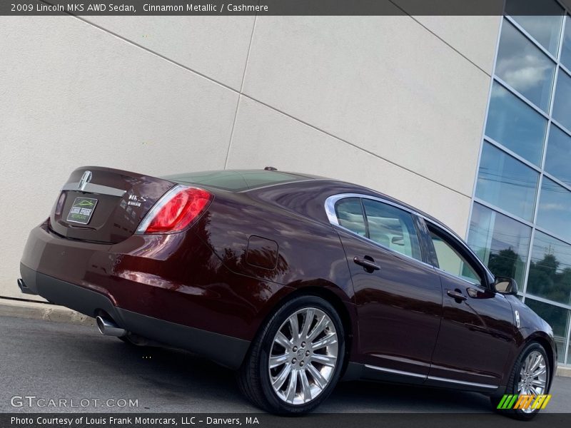 Cinnamon Metallic / Cashmere 2009 Lincoln MKS AWD Sedan