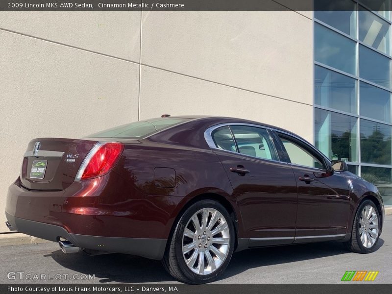 Cinnamon Metallic / Cashmere 2009 Lincoln MKS AWD Sedan