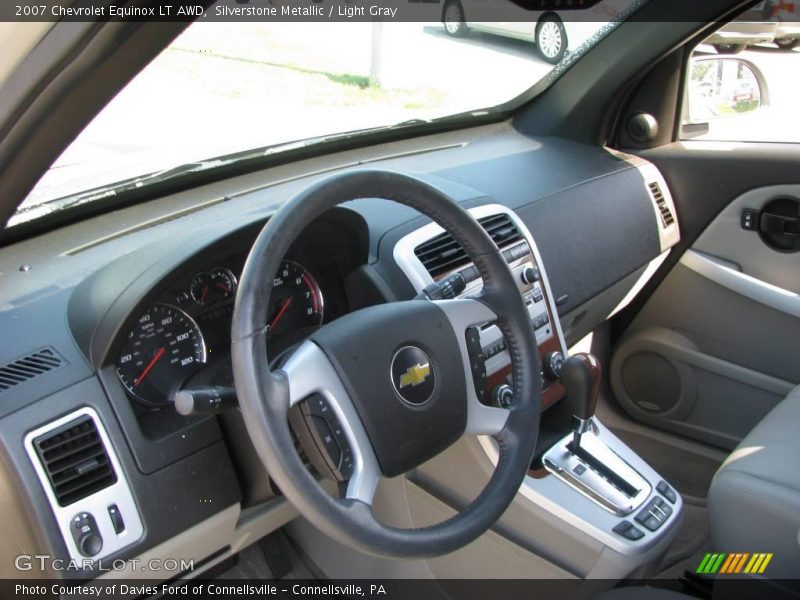 Silverstone Metallic / Light Gray 2007 Chevrolet Equinox LT AWD