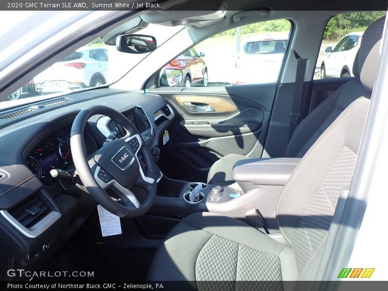 Summit White / Jet Black 2020 GMC Terrain SLE AWD