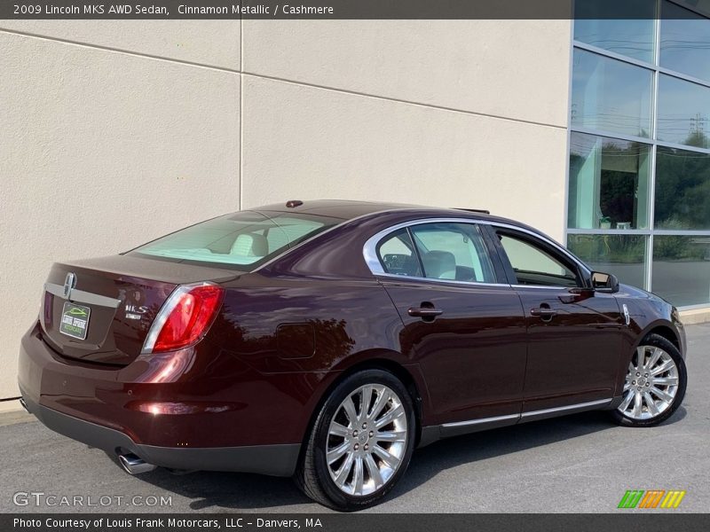 Cinnamon Metallic / Cashmere 2009 Lincoln MKS AWD Sedan