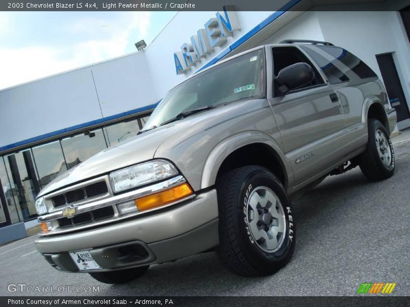 Light Pewter Metallic / Graphite 2003 Chevrolet Blazer LS 4x4