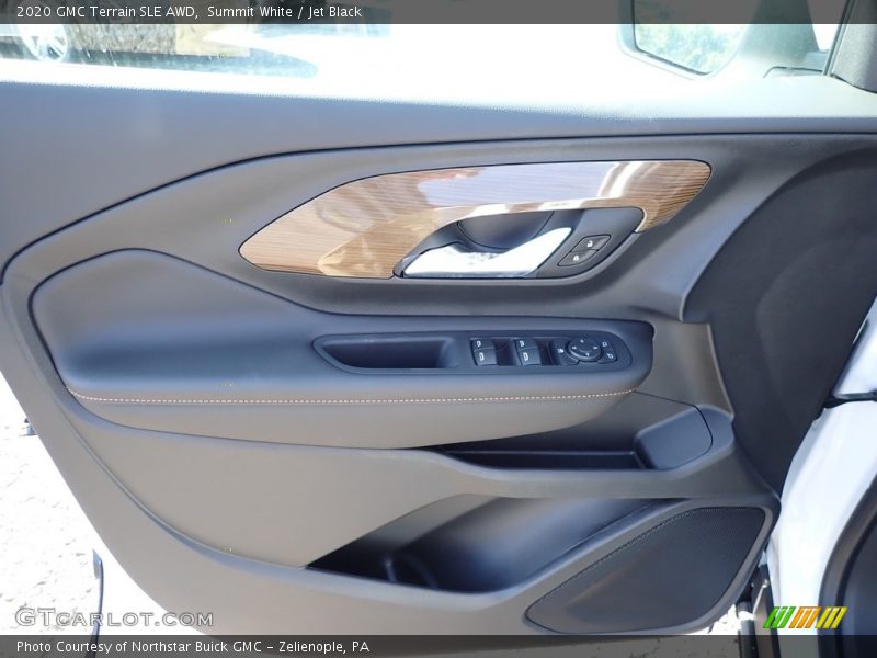 Summit White / Jet Black 2020 GMC Terrain SLE AWD