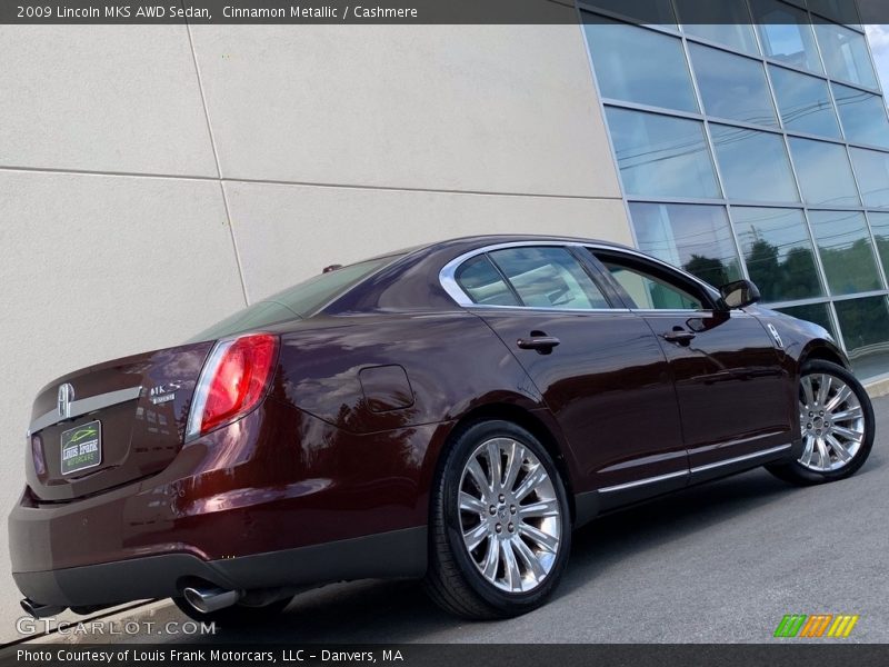 Cinnamon Metallic / Cashmere 2009 Lincoln MKS AWD Sedan