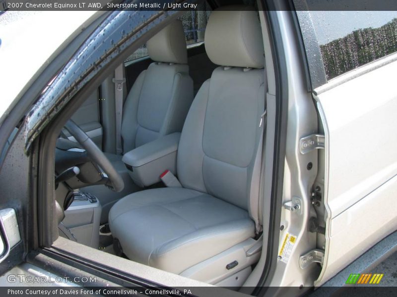 Silverstone Metallic / Light Gray 2007 Chevrolet Equinox LT AWD