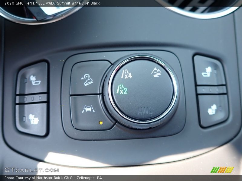 Summit White / Jet Black 2020 GMC Terrain SLE AWD