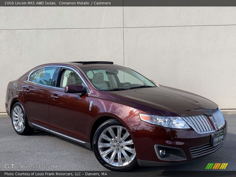 Cinnamon Metallic / Cashmere 2009 Lincoln MKS AWD Sedan