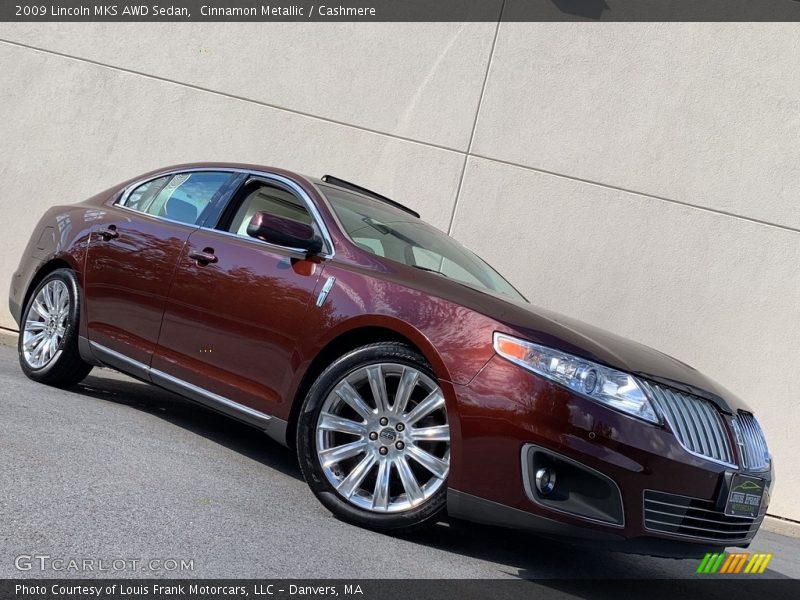 Cinnamon Metallic / Cashmere 2009 Lincoln MKS AWD Sedan