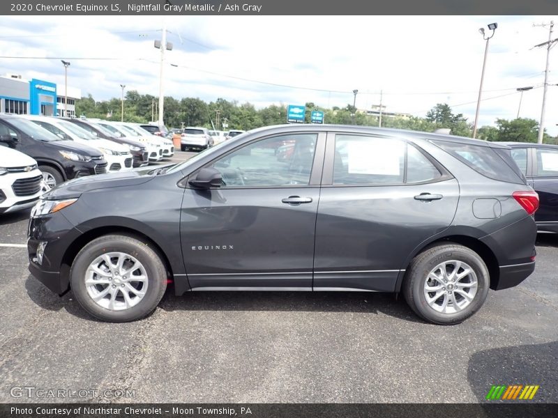 Nightfall Gray Metallic / Ash Gray 2020 Chevrolet Equinox LS