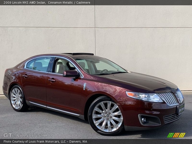 Cinnamon Metallic / Cashmere 2009 Lincoln MKS AWD Sedan