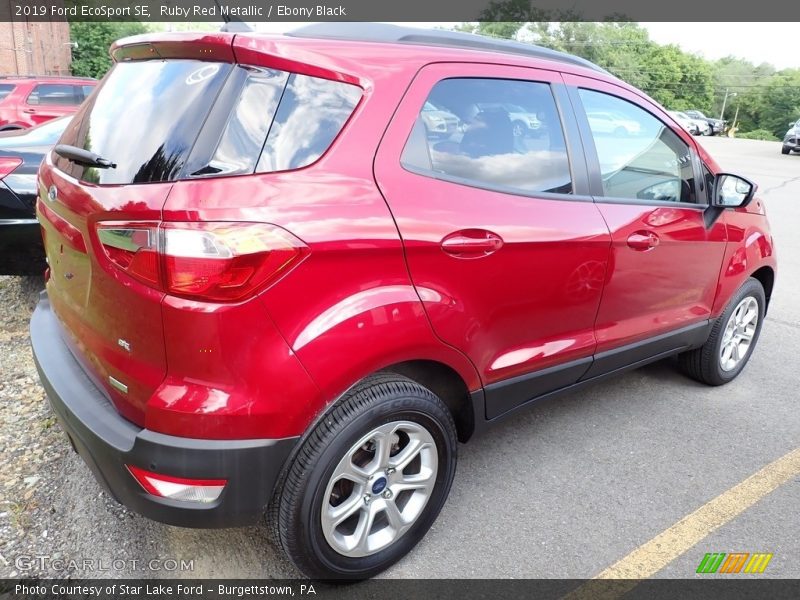 Ruby Red Metallic / Ebony Black 2019 Ford EcoSport SE