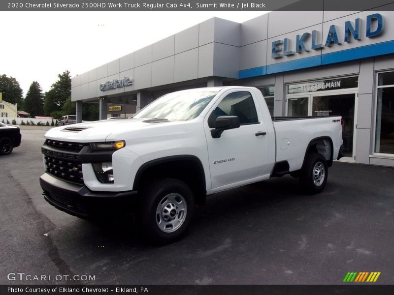 Summit White / Jet Black 2020 Chevrolet Silverado 2500HD Work Truck Regular Cab 4x4