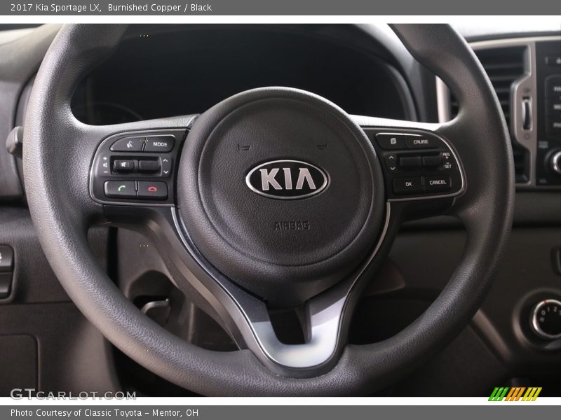 Burnished Copper / Black 2017 Kia Sportage LX