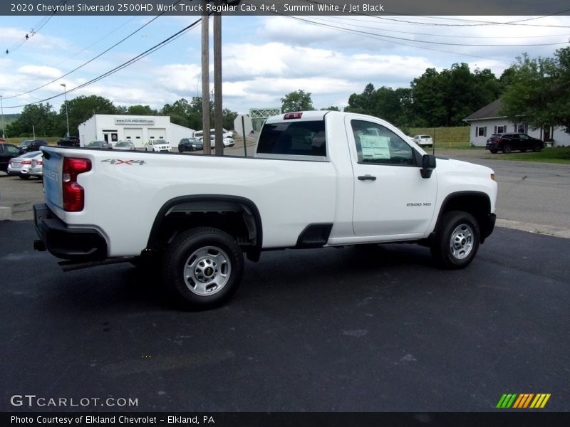 Summit White / Jet Black 2020 Chevrolet Silverado 2500HD Work Truck Regular Cab 4x4