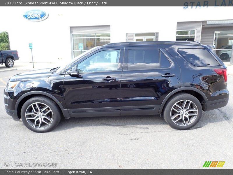 Shadow Black / Ebony Black 2018 Ford Explorer Sport 4WD