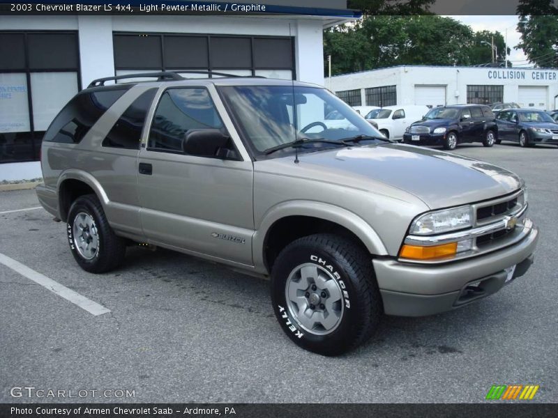 Light Pewter Metallic / Graphite 2003 Chevrolet Blazer LS 4x4