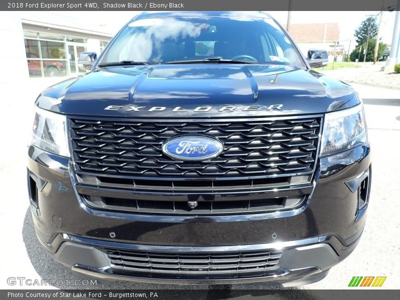 Shadow Black / Ebony Black 2018 Ford Explorer Sport 4WD