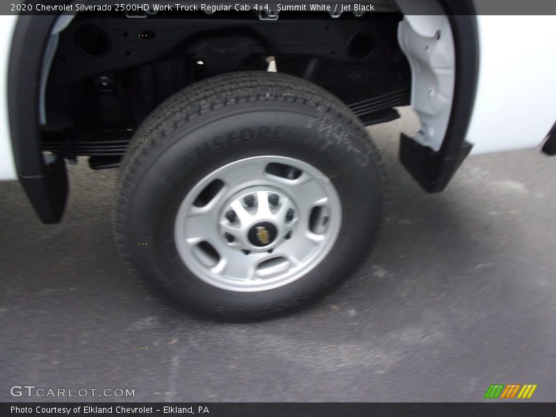 Summit White / Jet Black 2020 Chevrolet Silverado 2500HD Work Truck Regular Cab 4x4