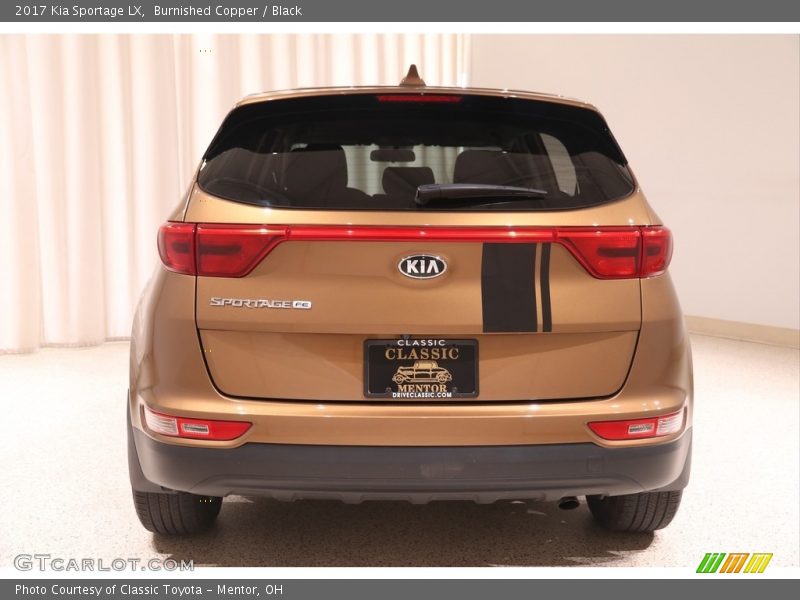 Burnished Copper / Black 2017 Kia Sportage LX