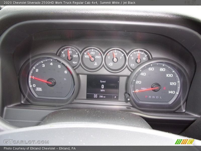 Summit White / Jet Black 2020 Chevrolet Silverado 2500HD Work Truck Regular Cab 4x4