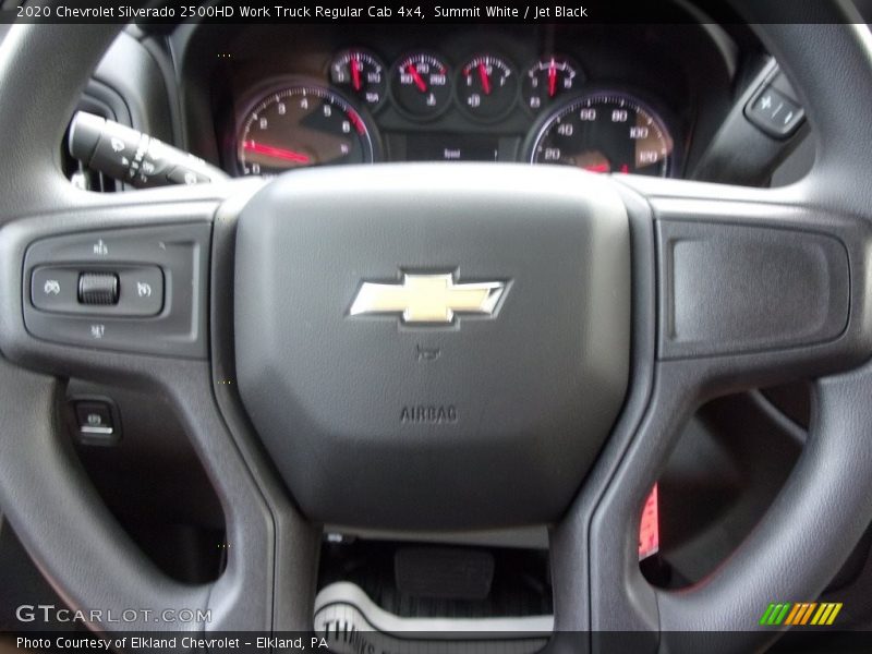 Summit White / Jet Black 2020 Chevrolet Silverado 2500HD Work Truck Regular Cab 4x4