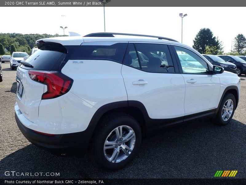 Summit White / Jet Black 2020 GMC Terrain SLE AWD