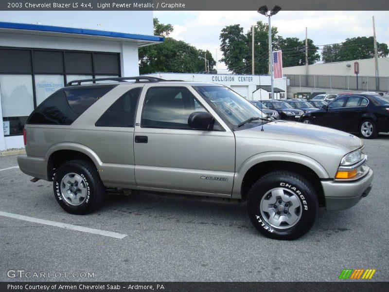 Light Pewter Metallic / Graphite 2003 Chevrolet Blazer LS 4x4