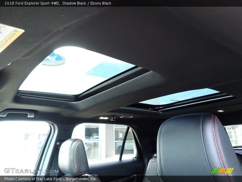 Shadow Black / Ebony Black 2018 Ford Explorer Sport 4WD