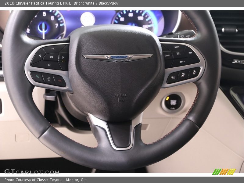 Bright White / Black/Alloy 2018 Chrysler Pacifica Touring L Plus