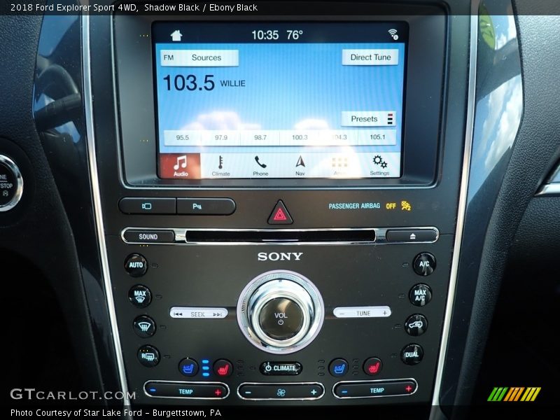 Shadow Black / Ebony Black 2018 Ford Explorer Sport 4WD