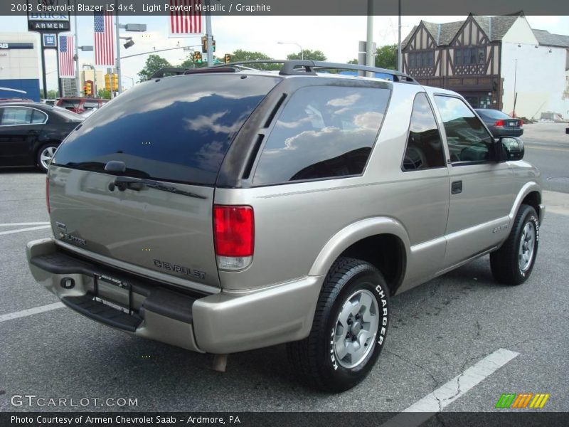 Light Pewter Metallic / Graphite 2003 Chevrolet Blazer LS 4x4