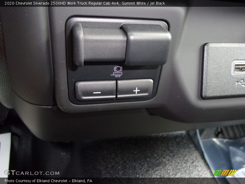 Summit White / Jet Black 2020 Chevrolet Silverado 2500HD Work Truck Regular Cab 4x4