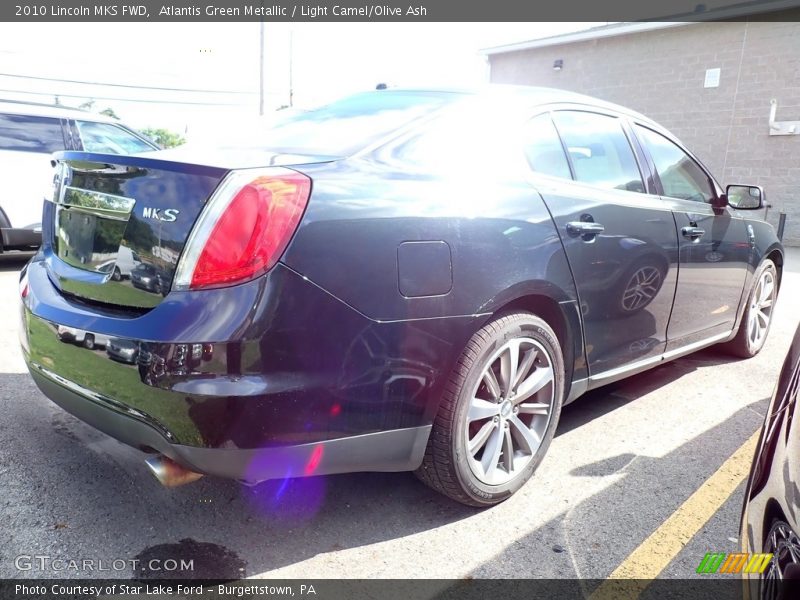 Atlantis Green Metallic / Light Camel/Olive Ash 2010 Lincoln MKS FWD