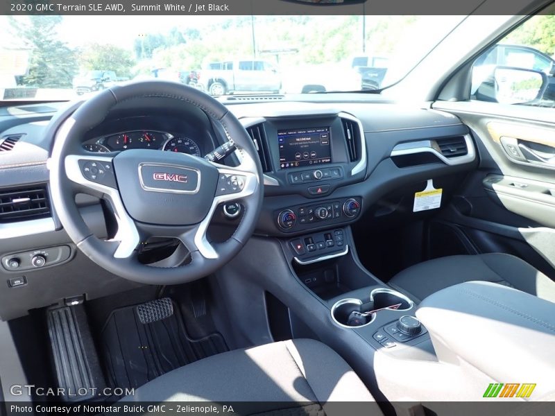 Summit White / Jet Black 2020 GMC Terrain SLE AWD