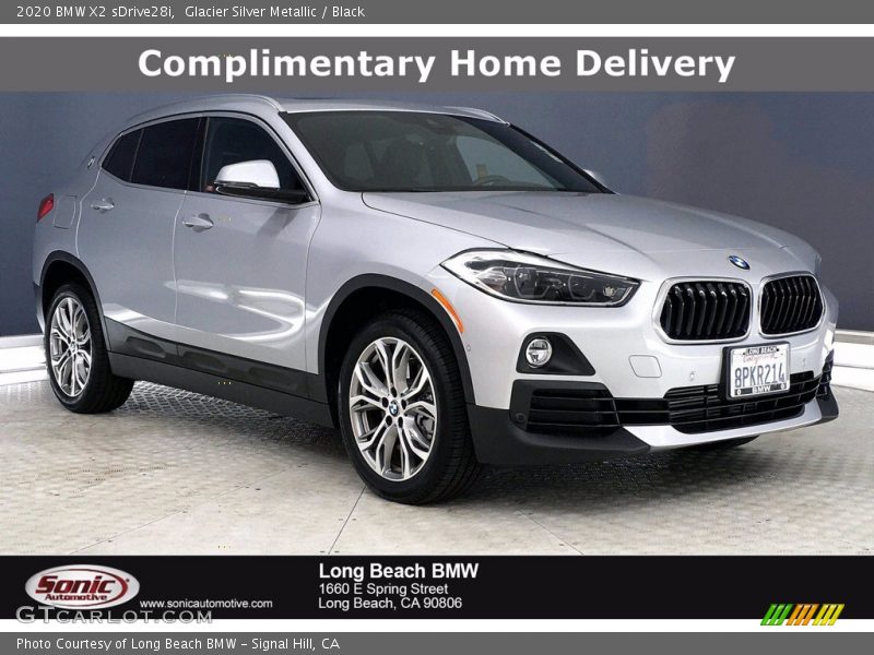 Glacier Silver Metallic / Black 2020 BMW X2 sDrive28i
