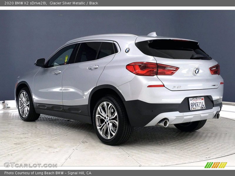 Glacier Silver Metallic / Black 2020 BMW X2 sDrive28i