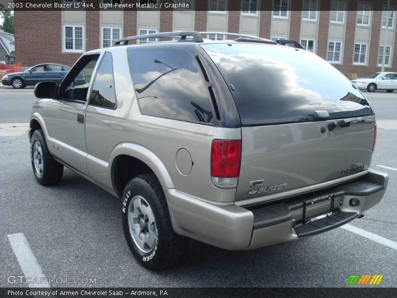 Light Pewter Metallic / Graphite 2003 Chevrolet Blazer LS 4x4