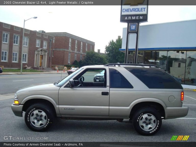 Light Pewter Metallic / Graphite 2003 Chevrolet Blazer LS 4x4