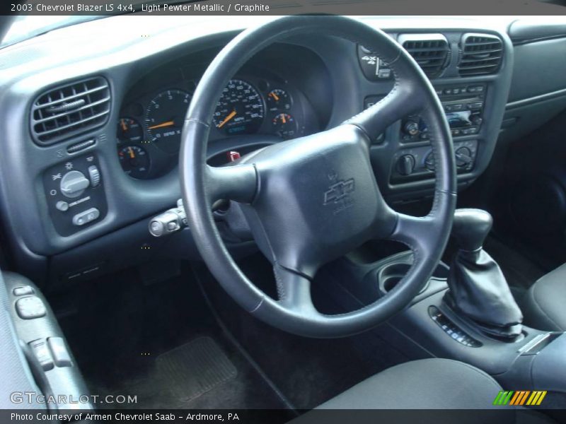 Light Pewter Metallic / Graphite 2003 Chevrolet Blazer LS 4x4