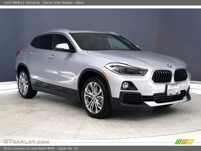 Glacier Silver Metallic / Black 2020 BMW X2 sDrive28i
