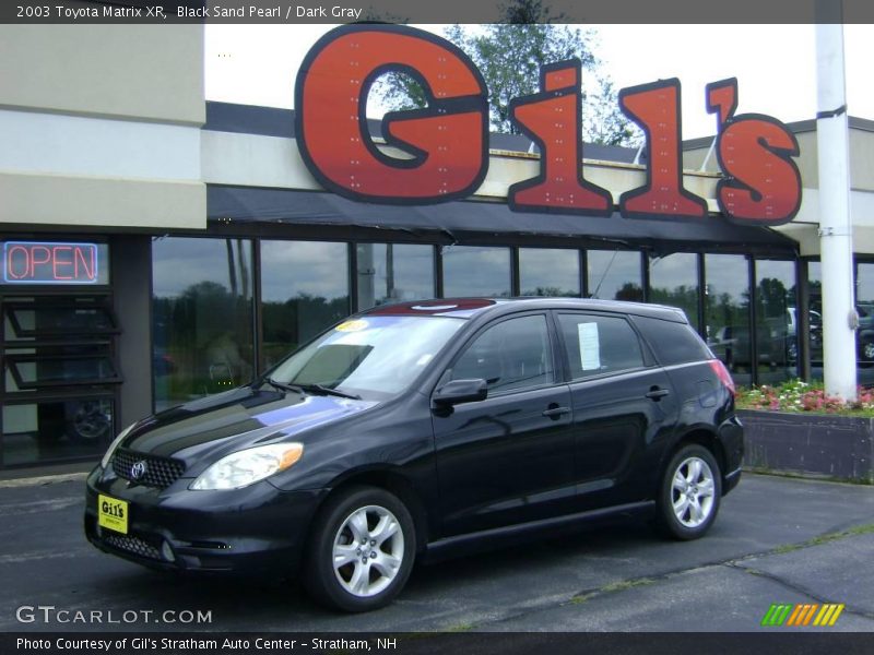 Black Sand Pearl / Dark Gray 2003 Toyota Matrix XR