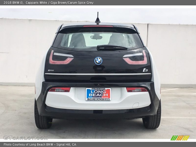 Capparis White / Giga Brown/Carum Spice Grey 2018 BMW i3